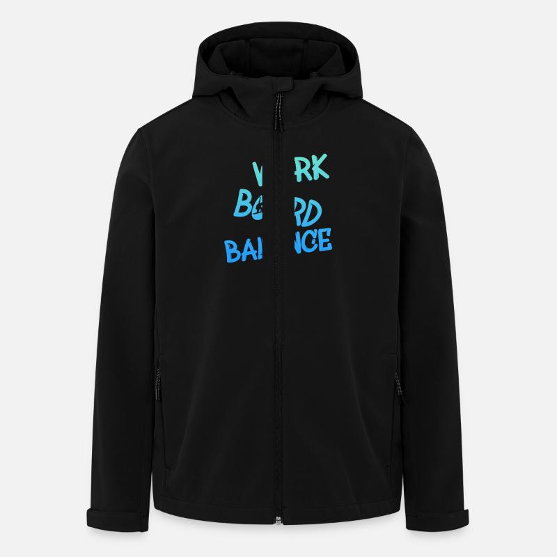 Snowboarder Snowboarding Snowboard - Recycelte Männer Softshell-Jacke von Stanley/Stella - Schwarz