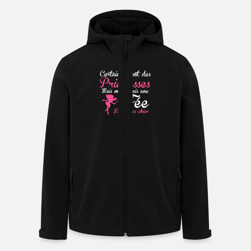 la fée pas chier - Men’s Recycled Softshell Jacket by Stanley/Stella - black