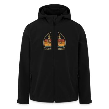 Don de mai Mai 1991 Jubilé Mai 1991 Mai 1991 - Veste softshell homme en polyester recyclé Stanley/Stella - noir - Devant - AI Model Male 185 light (185cm)