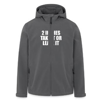 2 inches Take It Or Leave It - Veste softshell homme en polyester recyclé Stanley/Stella - charbon - Devant - AI Model Male 185 light (185cm)