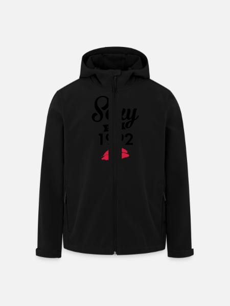 Sexy Since 1992 - Men’s Recycled Softshell Jacket by Stanley/Stella - black