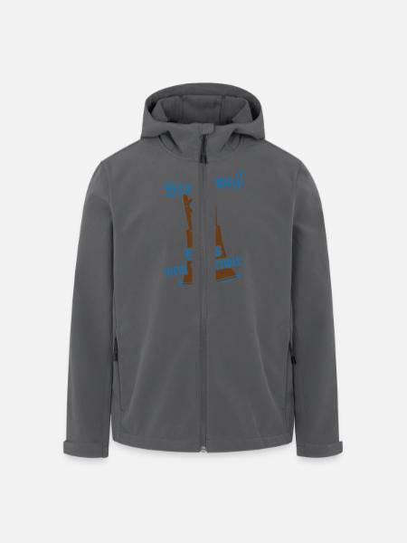Bratzn weg! - Recycelte Männer Softshell-Jacke von Stanley/Stella - Schwarz