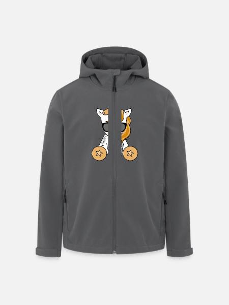 Licorne Hipster - Veste softshell homme en polyester recyclé Stanley/Stella - noir