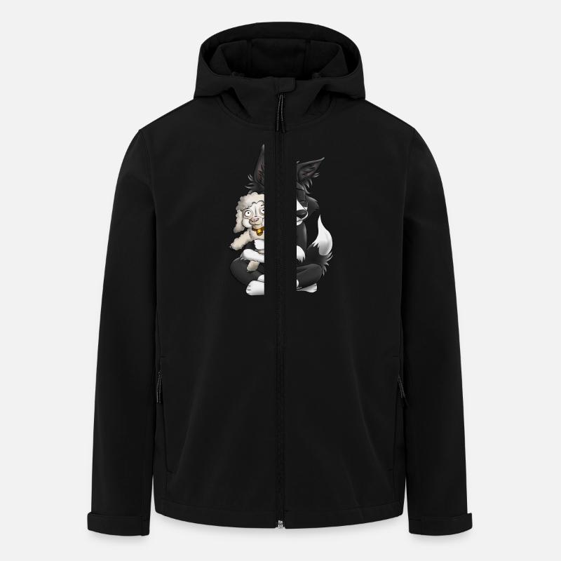 I'm a Sheepdog - noir - Veste softshell homme en polyester recyclé Stanley/Stella - noir