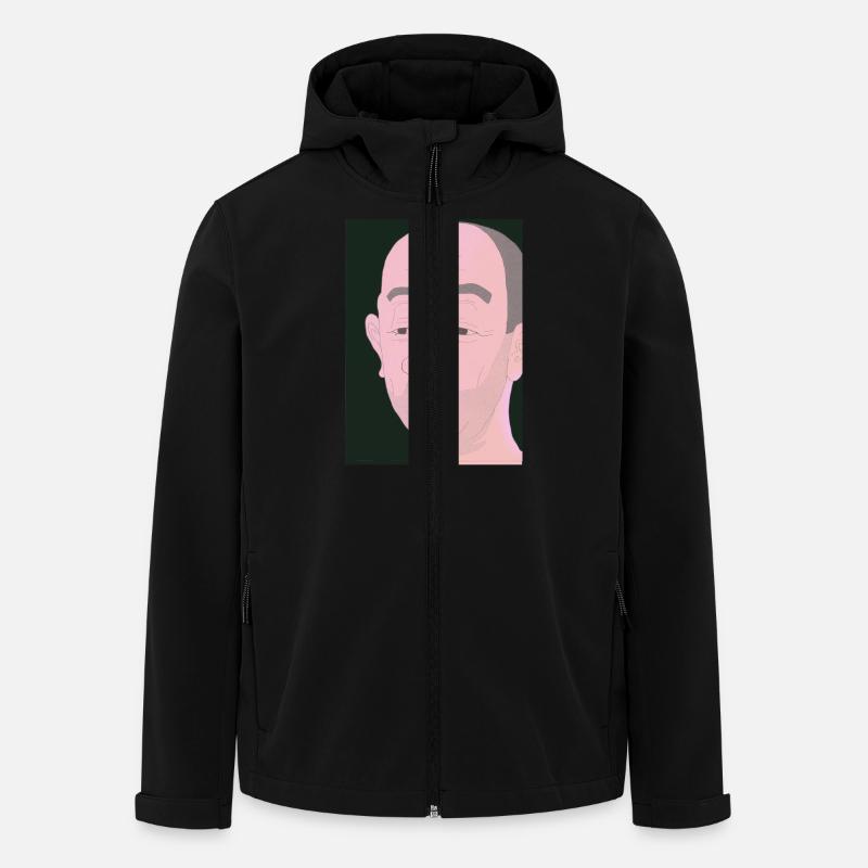 Fld.) Gesicht Traube - Recycelte Männer Softshell-Jacke von Stanley/Stella - Schwarz