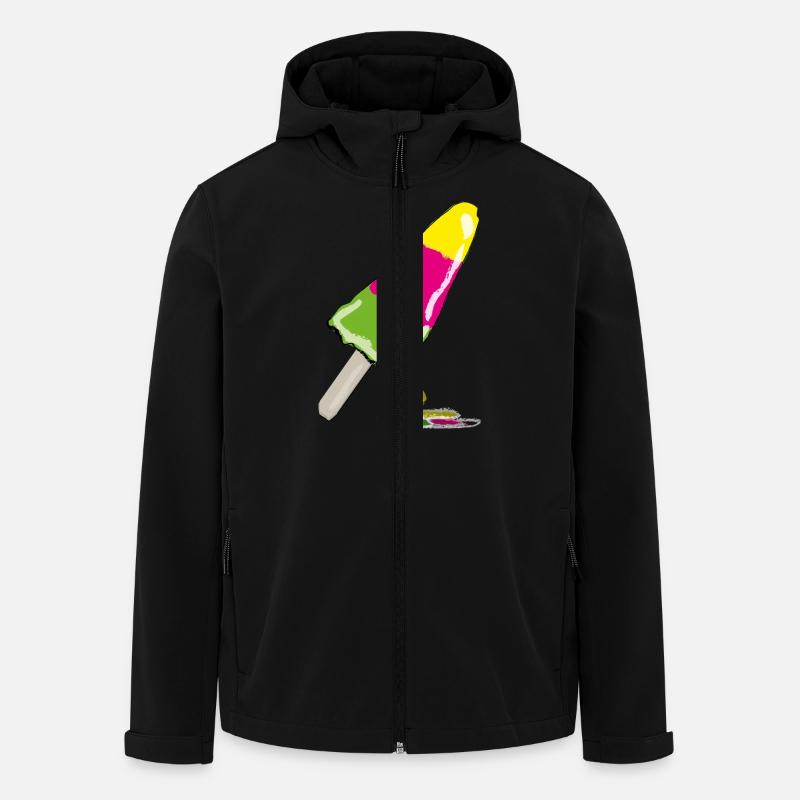 Popsicles - Men’s Recycled Softshell Jacket by Stanley/Stella - black