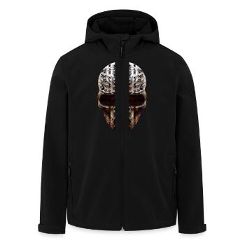 Gothic Lover - Recycelte Männer Softshell-Jacke von Stanley/Stella - Schwarz - Vorne - AI Model Male 185 light (185cm)