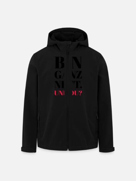 Nett - Recycelte Männer Softshell-Jacke von Stanley/Stella - Schwarz