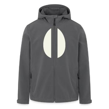 Ei weiß 2 - Recycelte Männer Softshell-Jacke von Stanley/Stella - Anthrazit - Vorne - AI Model Male 185 light (185cm)