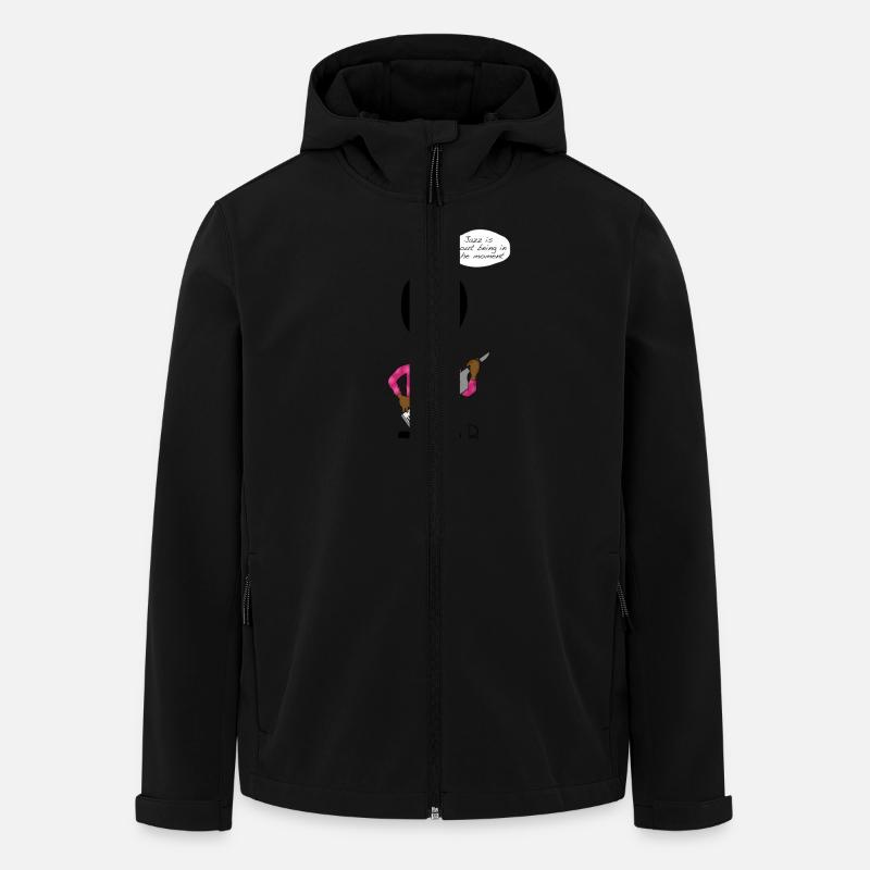 Herbie Hancock - Recycelte Männer Softshell-Jacke von Stanley/Stella - Schwarz