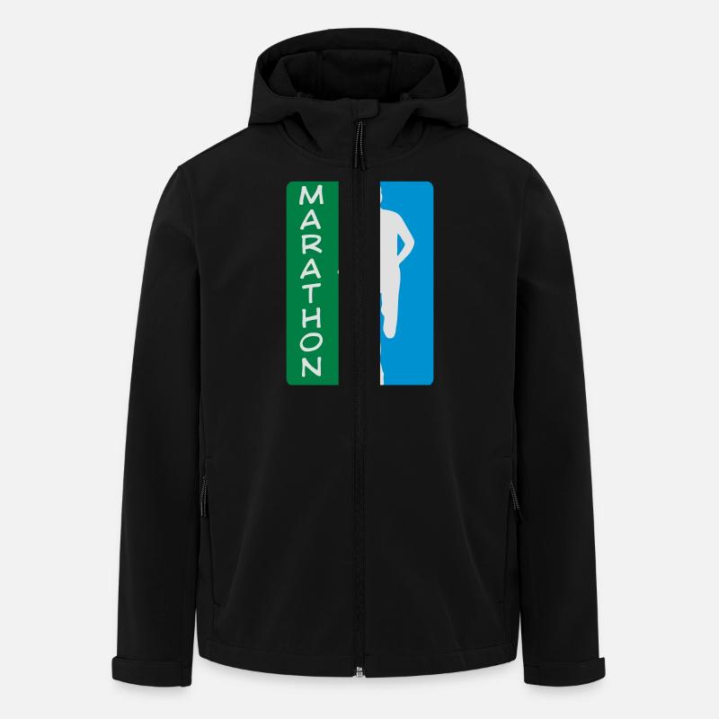 Marathon - Recycelte Männer Softshell-Jacke von Stanley/Stella - Schwarz