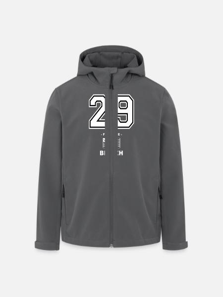 29 breizh bretagne - Veste softshell homme en polyester recyclé Stanley/Stella - noir