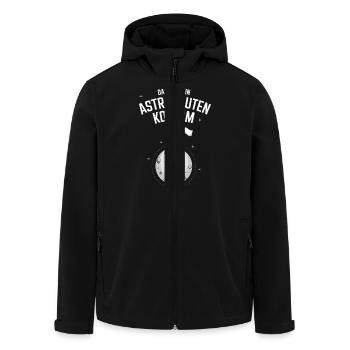 Das ist mein Astronauten Kostüm - Recycelte Männer Softshell-Jacke von Stanley/Stella - Schwarz - Vorne - AI Model Male 185 light (185cm)