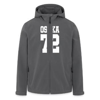 Osaka 72 - Ligue de football - Japon - Tokyo - Kobe - Veste softshell homme en polyester recyclé Stanley/Stella - noir - Devant - AI Model Male 185 light (185cm)