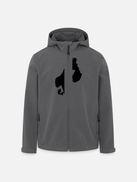 Scandinavie - Veste softshell homme en polyester recyclé Stanley/Stella - noir
