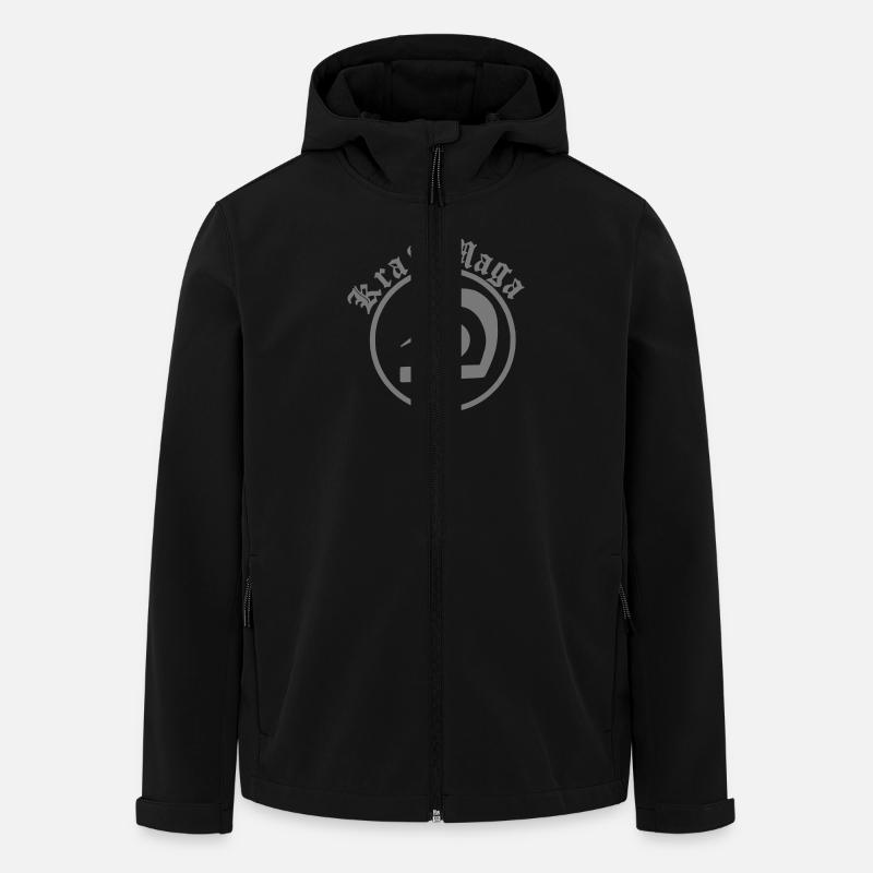 Krav Maga Logo - Recycelte Männer Softshell-Jacke von Stanley/Stella - Schwarz