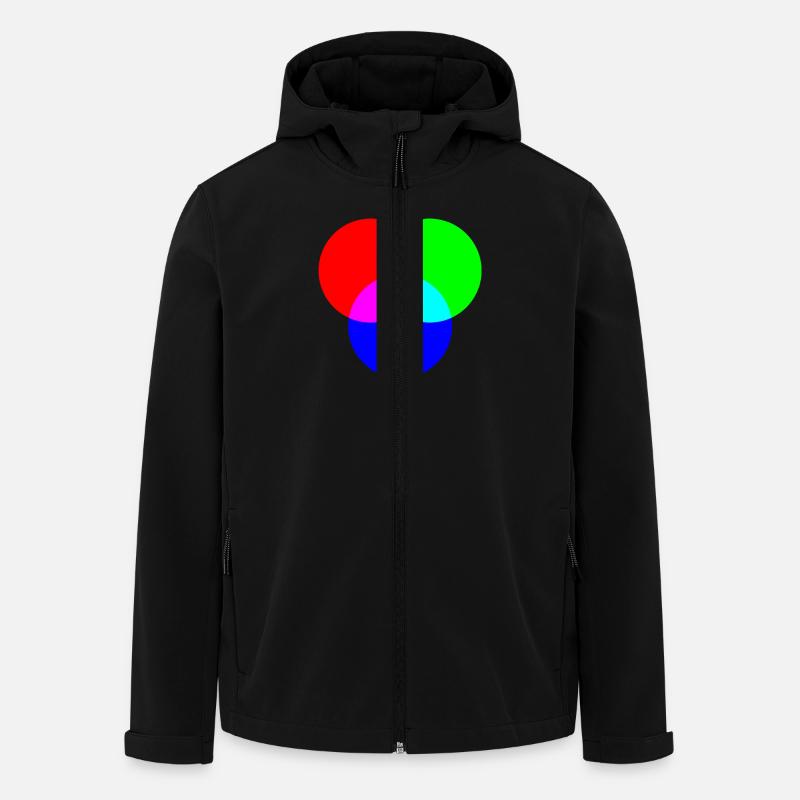 RGB - Recycelte Männer Softshell-Jacke von Stanley/Stella - Schwarz