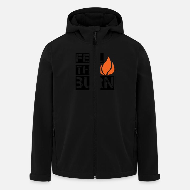 Burn - Recycelte Männer Softshell-Jacke von Stanley/Stella - Schwarz