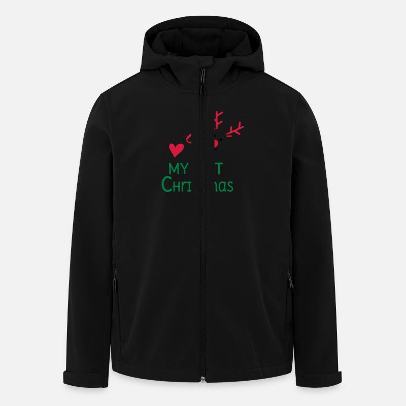 My First Christmas - Men’s Recycled Softshell Jacket by Stanley/Stella - black