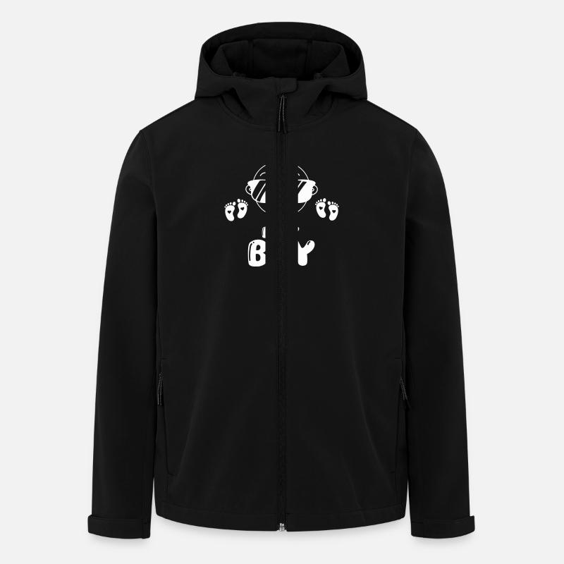 bébé - Veste softshell homme en polyester recyclé Stanley/Stella - noir