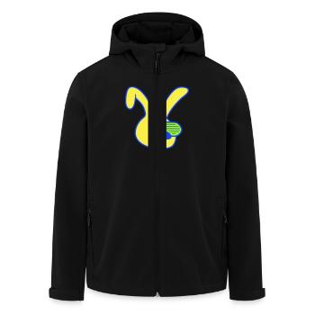 Lunettes de soleil lapin Grooves Stripes Fête Célébrer Fun - Veste softshell homme en polyester recyclé Stanley/Stella - noir - Devant - AI Model Male 185 light (185cm)