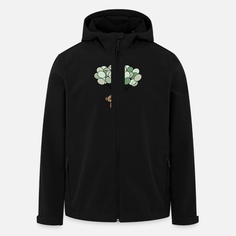 Kinder - Recycelte Männer Softshell-Jacke von Stanley/Stella - Schwarz
