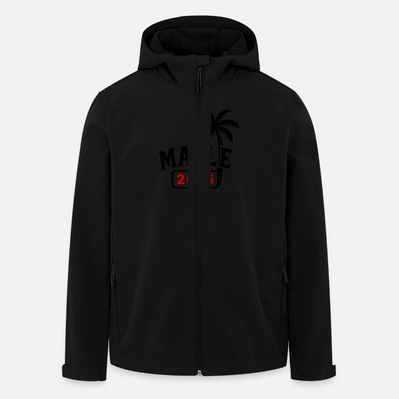 Malle 2025 - Recycelte Männer Softshell-Jacke von Stanley/Stella - Schwarz
