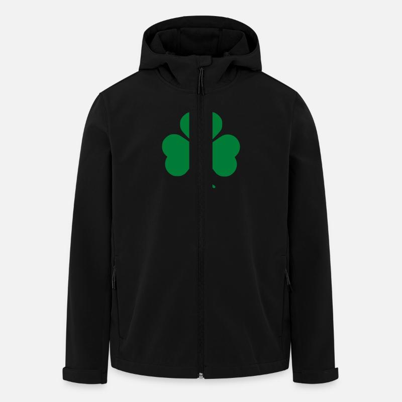 Shamrock - Recycelte Männer Softshell-Jacke von Stanley/Stella - Schwarz