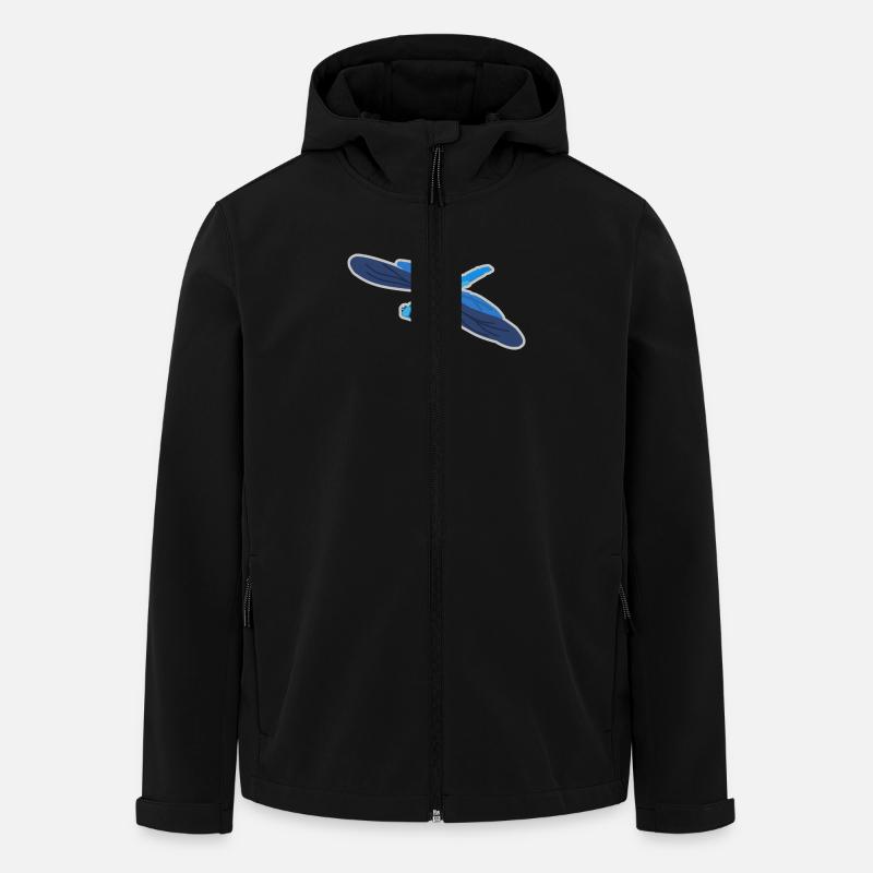 Dragonfly - Men’s Recycled Softshell Jacket by Stanley/Stella - black