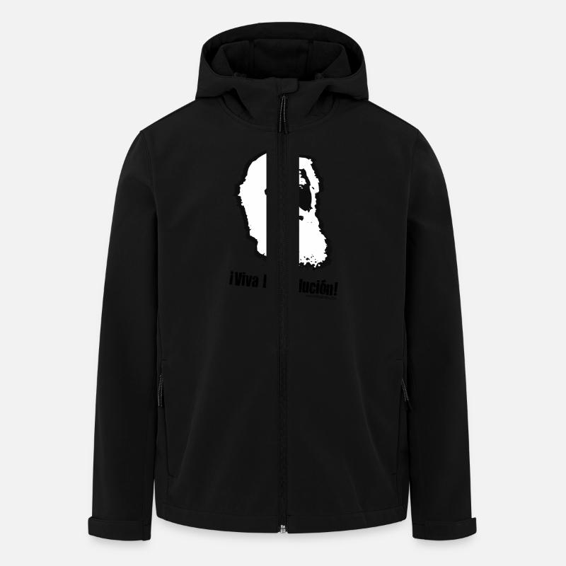 Charles Darwin: Viva La Evolucion! - Recycelte Männer Softshell-Jacke von Stanley/Stella - Schwarz