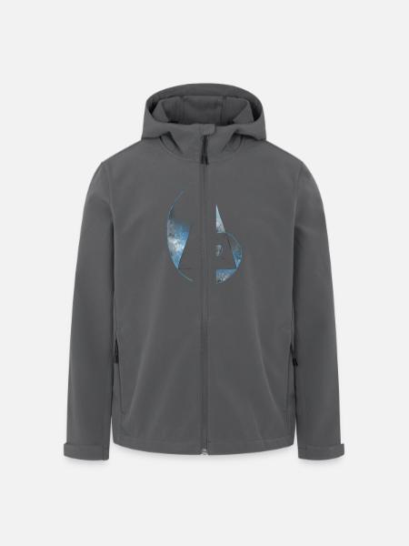 Fibinacci - Golden Ratio - Recycelte Männer Softshell-Jacke von Stanley/Stella - Schwarz