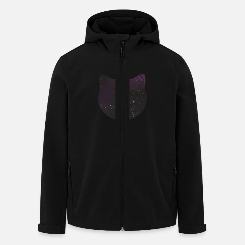 Luna - Recycelte Männer Softshell-Jacke von Stanley/Stella - Schwarz