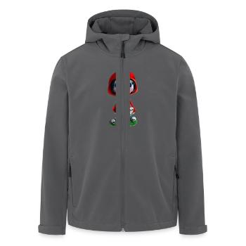 Mexican Little Red Riding Hood La Catrina Hoodies - Men’s Recycled Softshell Jacket by Stanley/Stella - black - Front - AI Model Male 185 light (185cm)