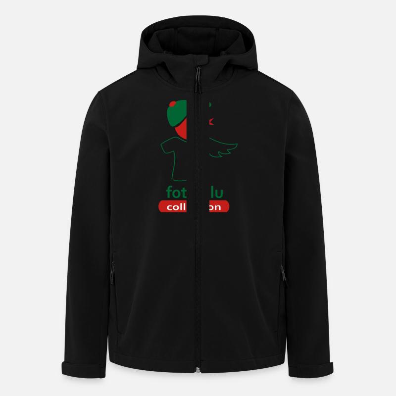 fotolulu collection - Recycelte Männer Softshell-Jacke von Stanley/Stella - Schwarz