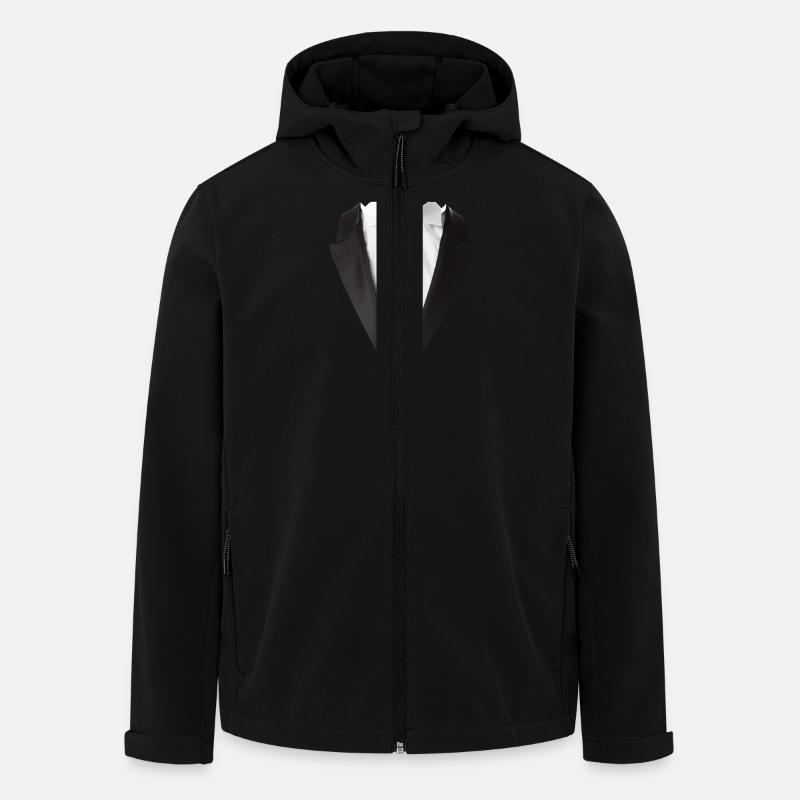 Anzug - Recycelte Männer Softshell-Jacke von Stanley/Stella - Schwarz