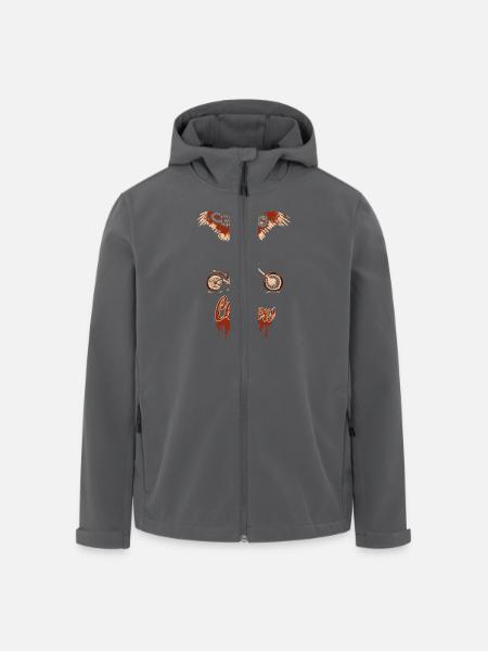 chopper bis - Recycelte Männer Softshell-Jacke von Stanley/Stella - Schwarz