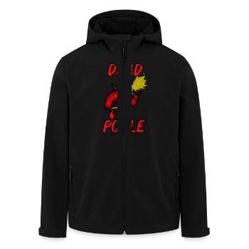 DEAD POULE - Veste softshell homme en polyester recyclé Stanley/Stella - noir - Devant - AI Model Male 185 light (185cm)