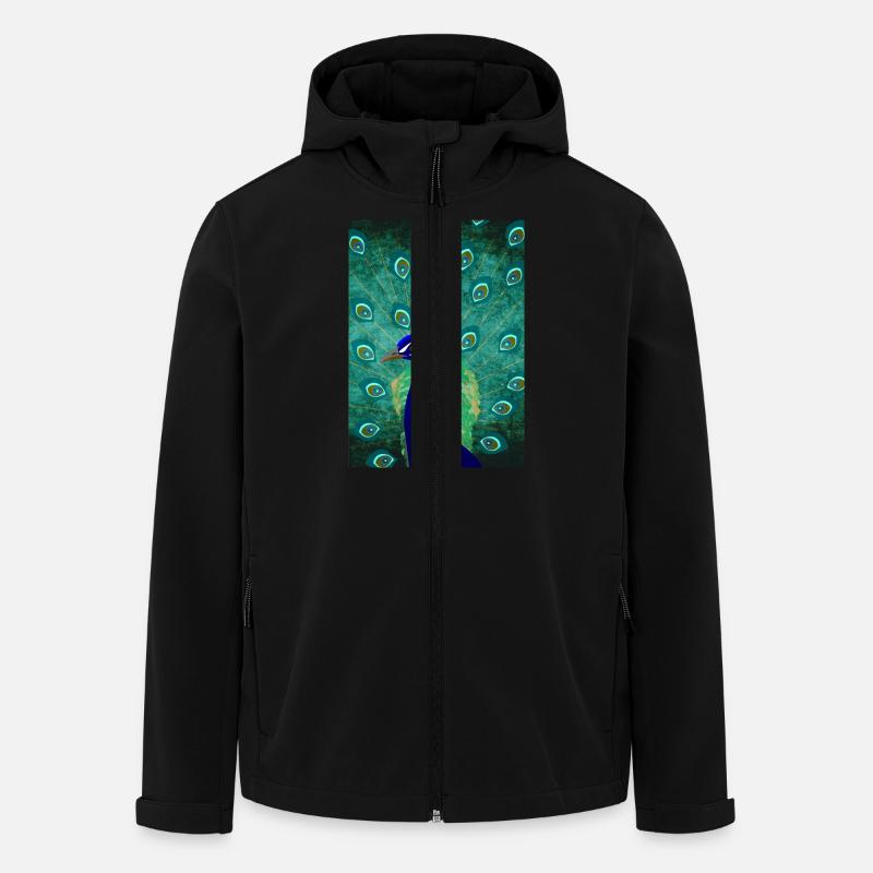 pfau - Recycelte Männer Softshell-Jacke von Stanley/Stella - Schwarz