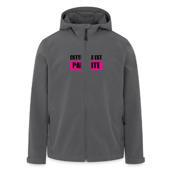 fille parfaite - Veste softshell homme en polyester recyclé Stanley/Stella - noir - Devant - AI Model Male 185 light (185cm)