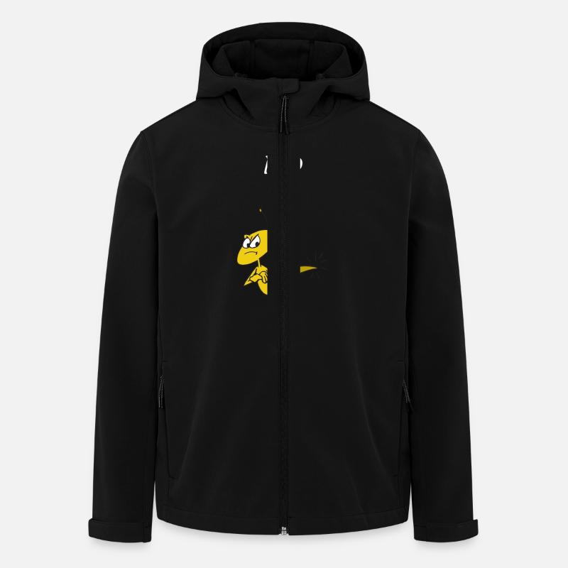 nö biene - Recycelte Männer Softshell-Jacke von Stanley/Stella - Schwarz