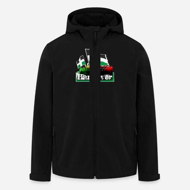 hannover - Recycelte Männer Softshell-Jacke von Stanley/Stella - Schwarz