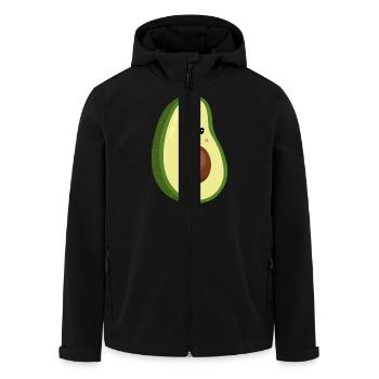 Avocado Frau - Lustig - Humor - Partner Shirt-Love - Recycelte Männer Softshell-Jacke von Stanley/Stella - Schwarz - Vorne - AI Model Male 185 light (185cm)