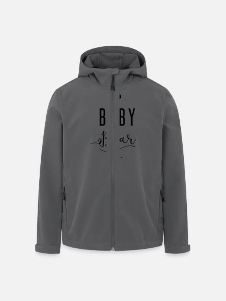 baby bear - Men’s Recycled Softshell Jacket by Stanley/Stella - black