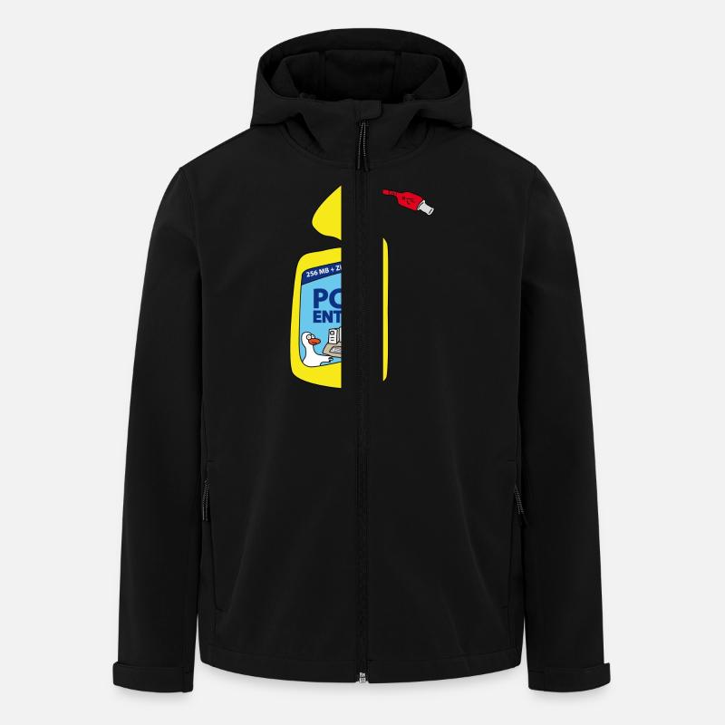 PC Duck - Men’s Recycled Softshell Jacket Discoverer by Stanley/Stella - black