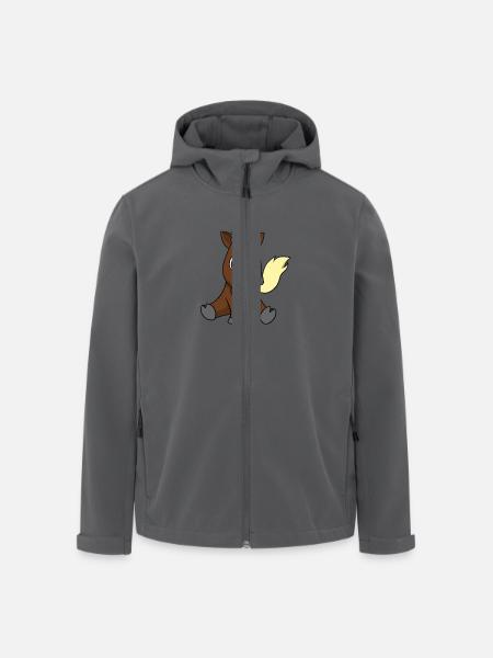 Kleines Pony - Recycelte Männer Softshell-Jacke von Stanley/Stella - Schwarz