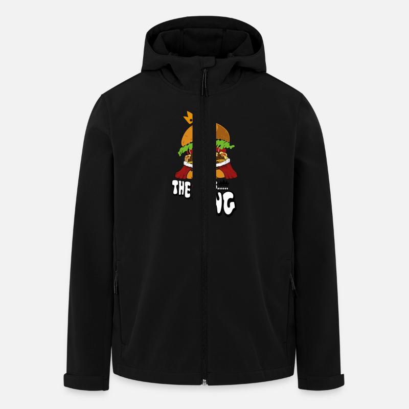 burger - Veste softshell homme en polyester recyclé Stanley/Stella - noir