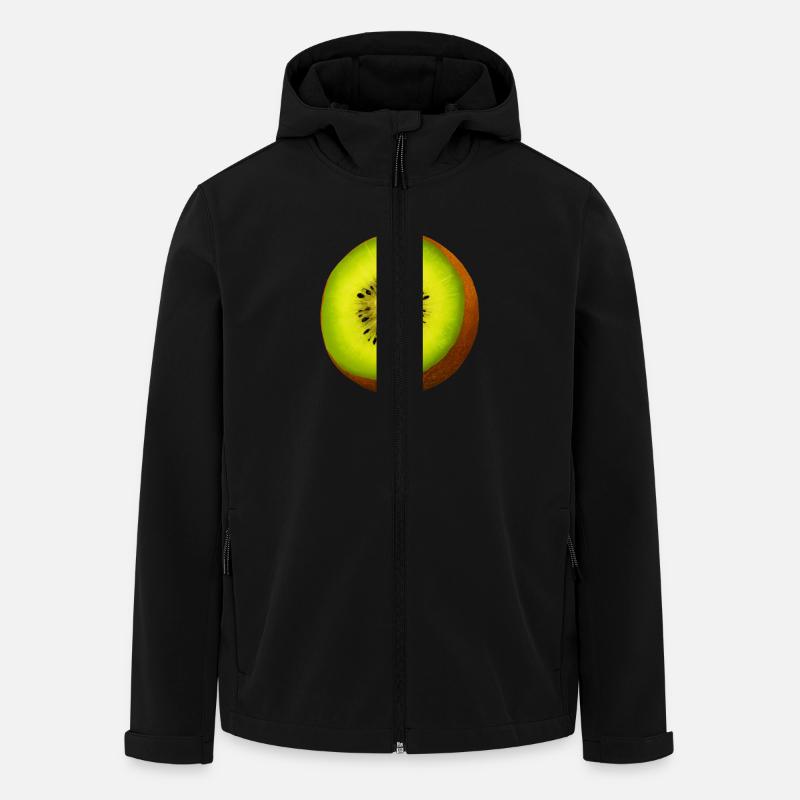 Kiwi - Recycelte Männer Softshell-Jacke von Stanley/Stella - Schwarz