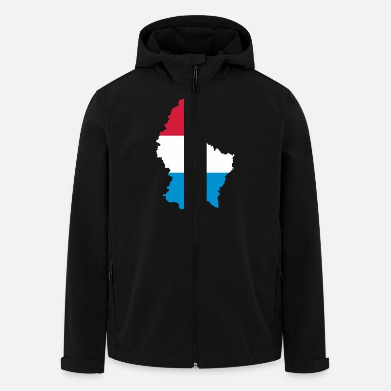 Luxembourg - Men’s Recycled Softshell Jacket by Stanley/Stella - black