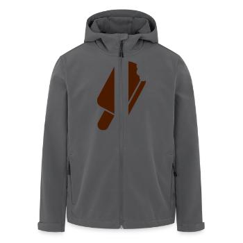 Eis - Recycelte Männer Softshell-Jacke von Stanley/Stella - Schwarz - Vorne - AI Model Male 185 light (185cm)