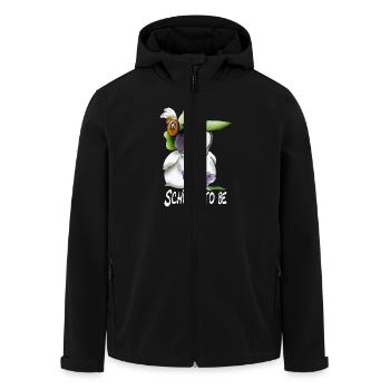 Schütze to be - Recycelte Männer Softshell-Jacke von Stanley/Stella - Schwarz - Vorne - AI Model Male 185 light (185cm)